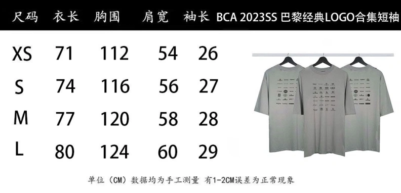 Bxlxnciaga T-Shirts Functional 91676