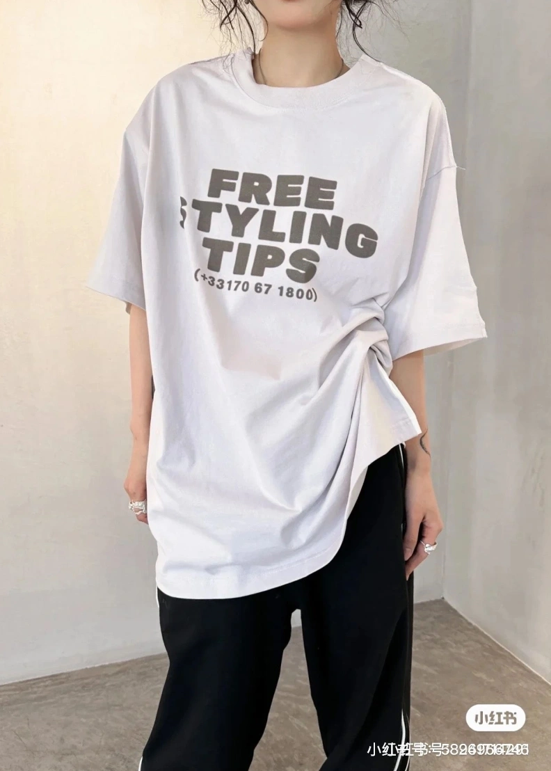 Bxlxnciaga T-Shirts Comfortable 91652