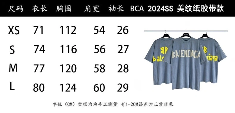 Bxlxnciaga T-Shirts Fashionable 91641