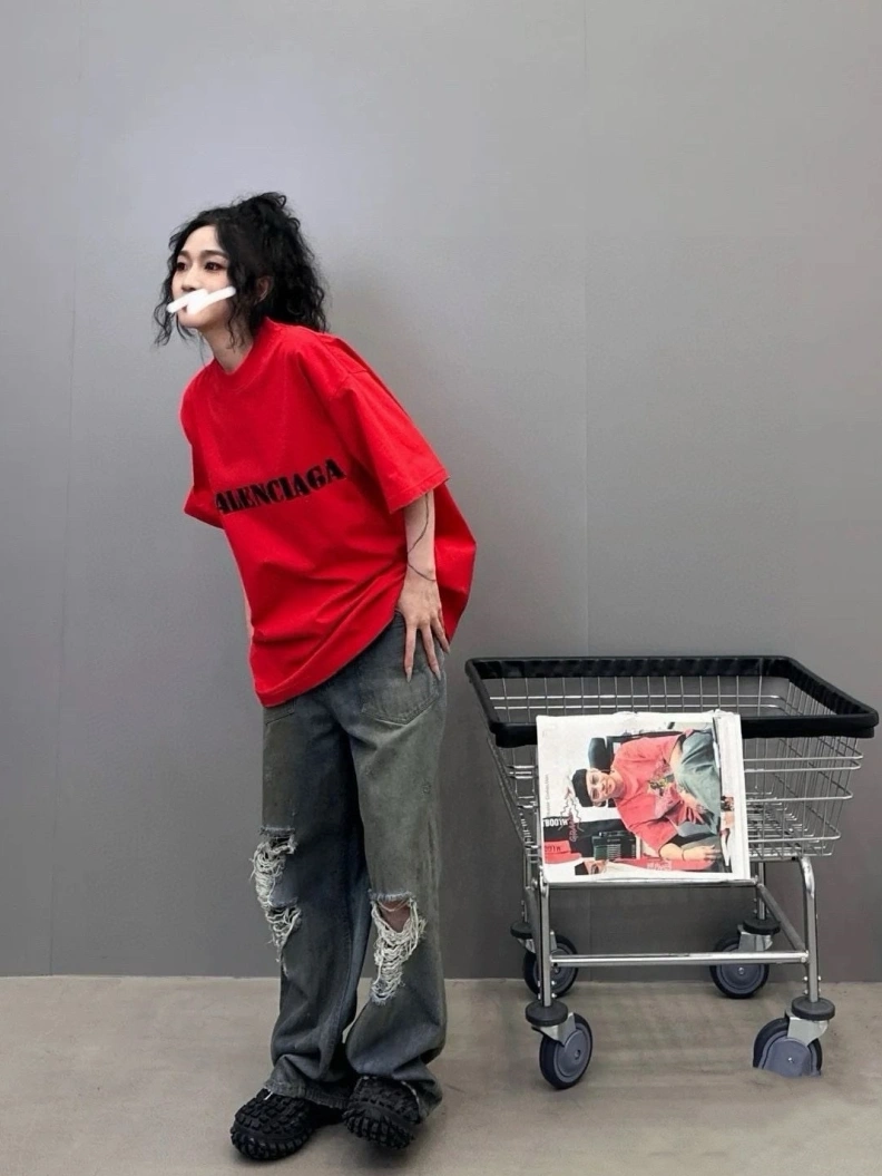 Bxlxnciaga T-Shirts Lightweight 91674