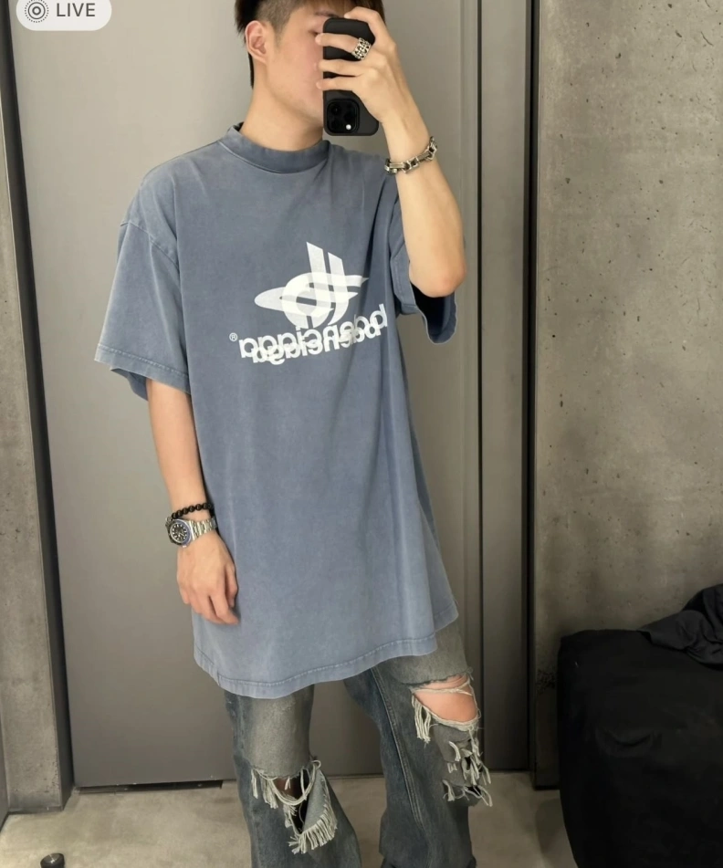 NewStyle Bxlxnciaga T-Shirts 91705