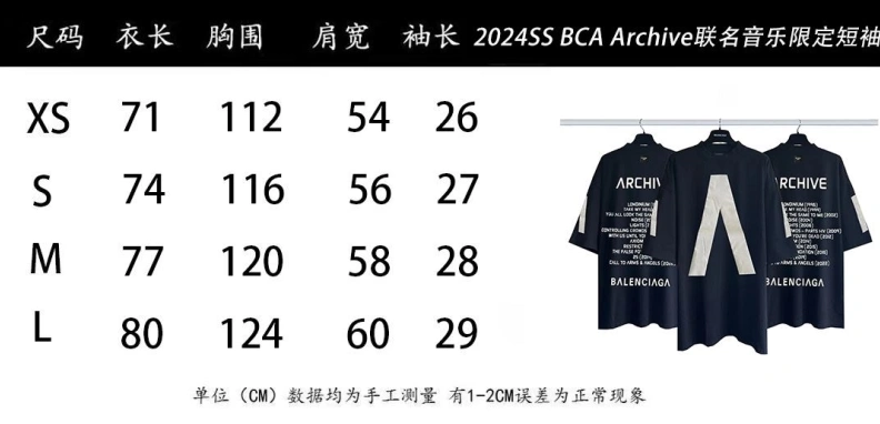 Bxlxnciaga T-Shirts Versatile 91630