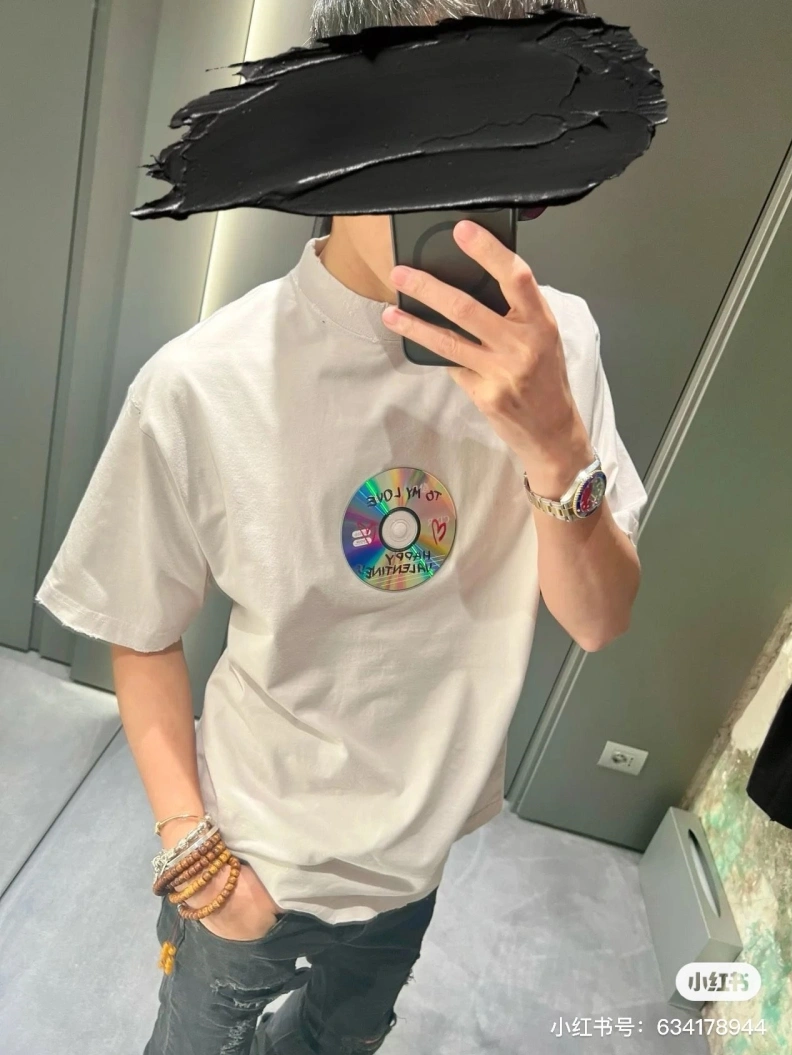 Elegant Bxlxnciaga T-Shirts 91665