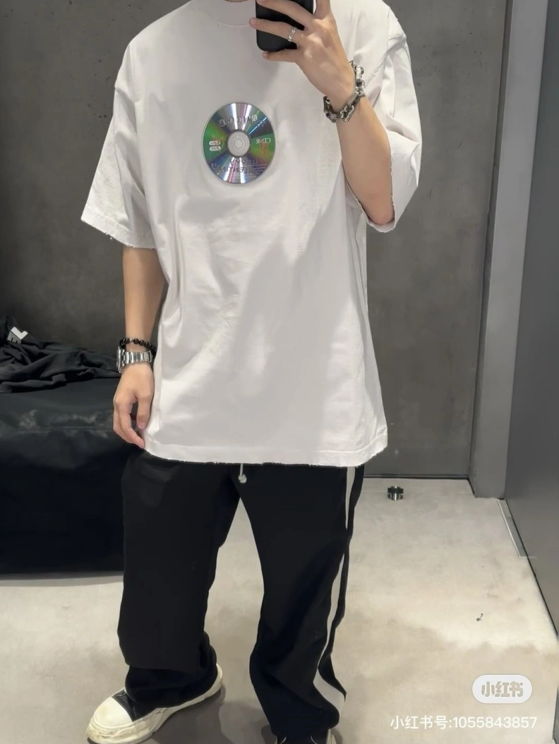 Elegant Bxlxnciaga T-Shirts 91665