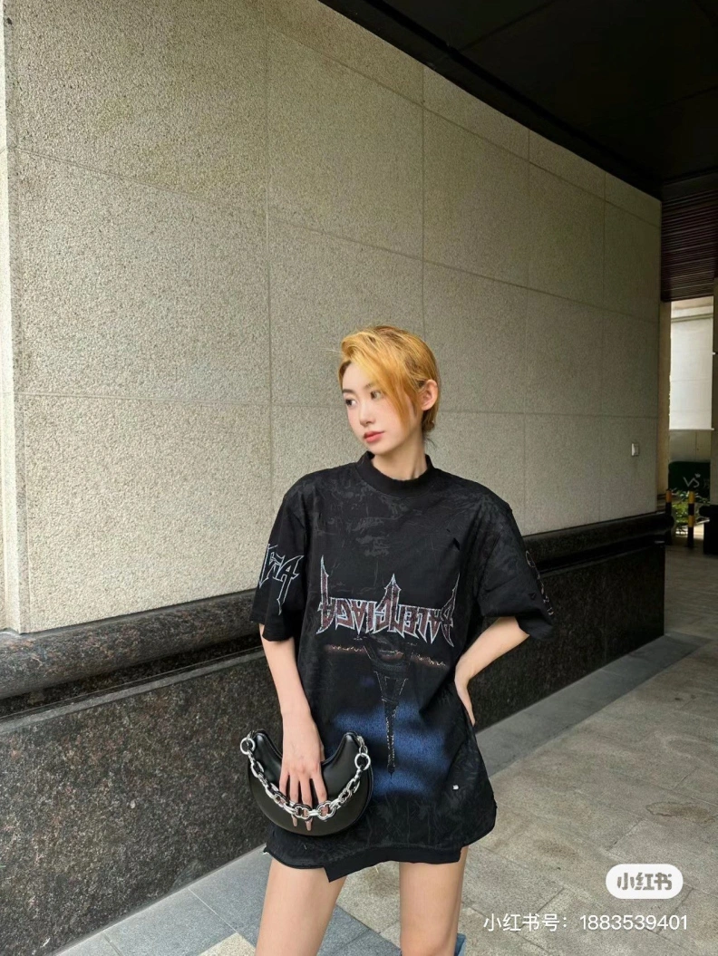 Bxlxnciaga T-Shirts Vibrant 91577