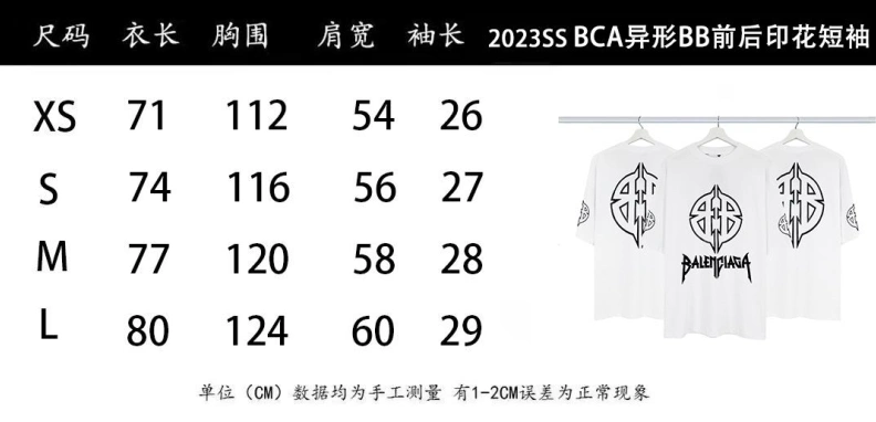 TopPick Bxlxnciaga T-Shirts 91576