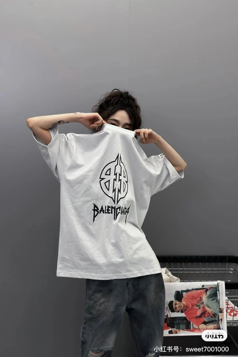 TopPick Bxlxnciaga T-Shirts 91576