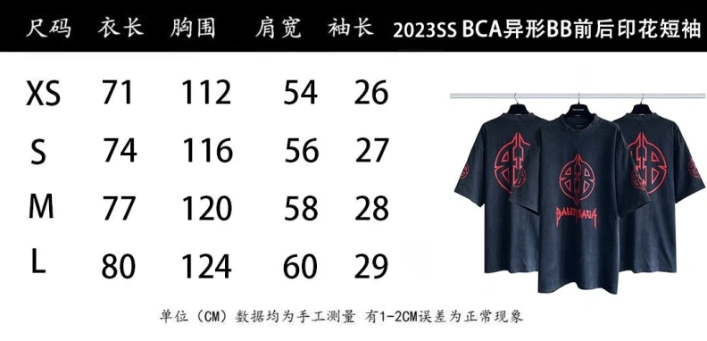 Bxlxnciaga T-Shirts Bright 91585