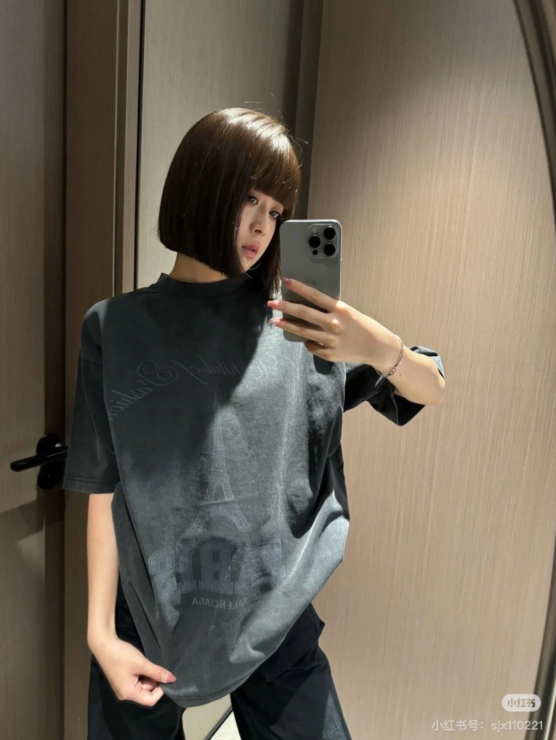 NewStyle Bxlxnciaga T-Shirts 91572