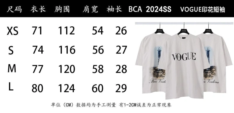 TopPick Bxlxnciaga T-Shirts 91565