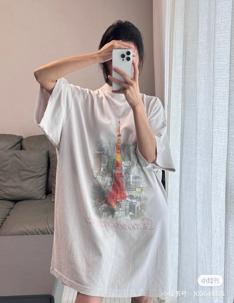 Bxlxnciaga T-Shirts Comfortable 91550