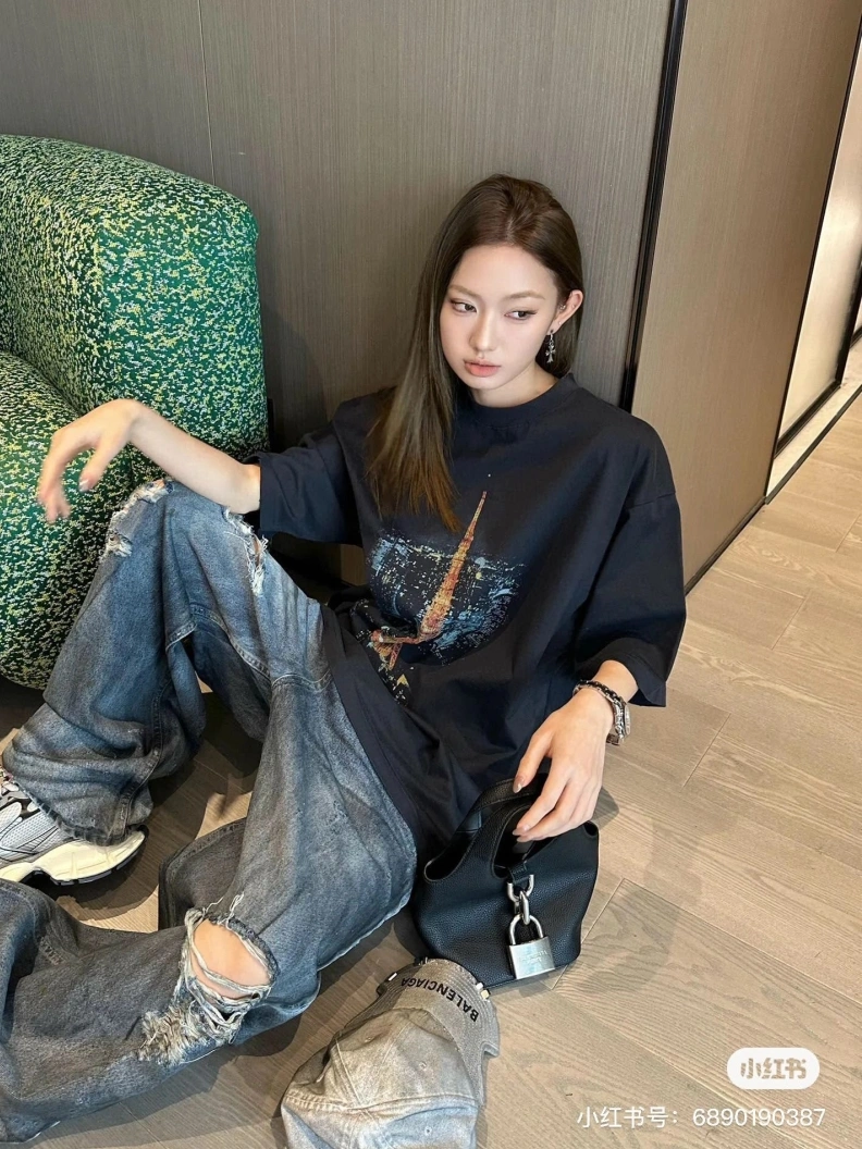 Bxlxnciaga T-Shirts HighQuality 91560