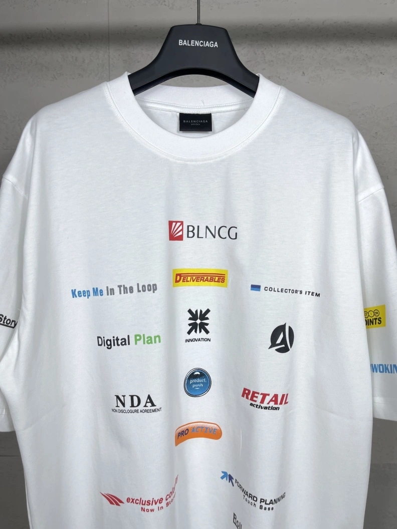 Bxlxnciaga T-Shirts Vibrant 90892