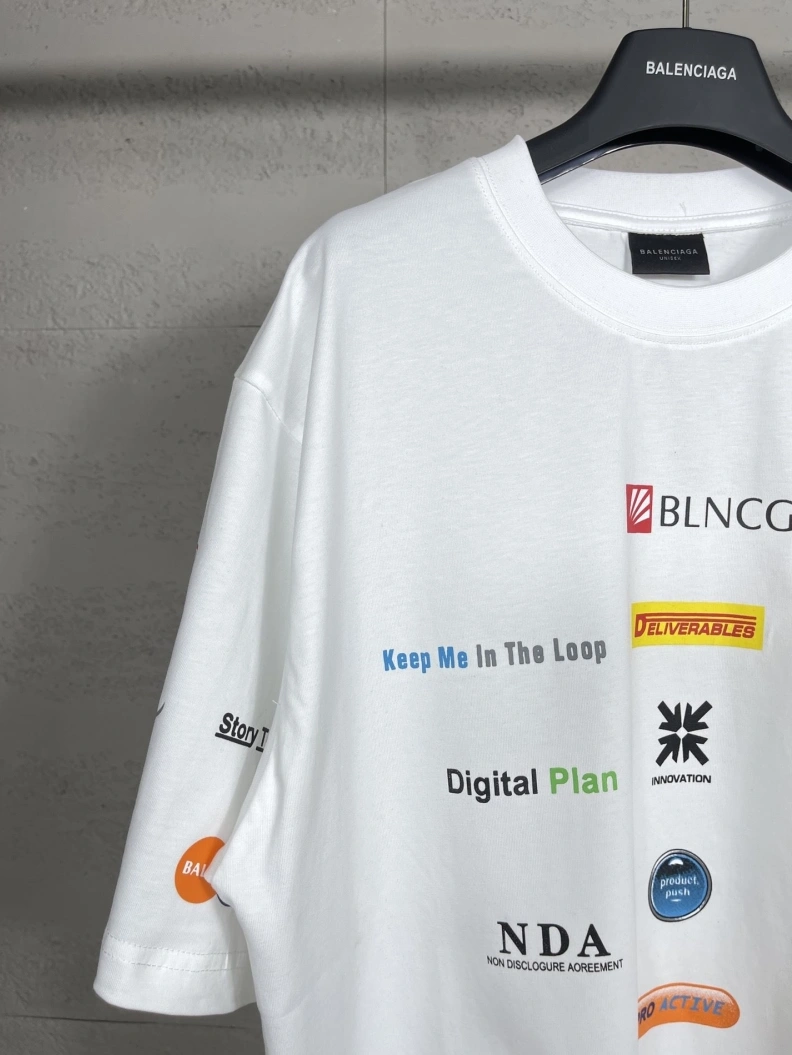 Bxlxnciaga T-Shirts Vibrant 90892