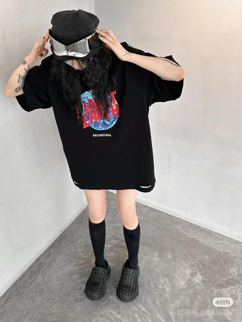 Bxlxnciaga T-Shirts Sleek 91505