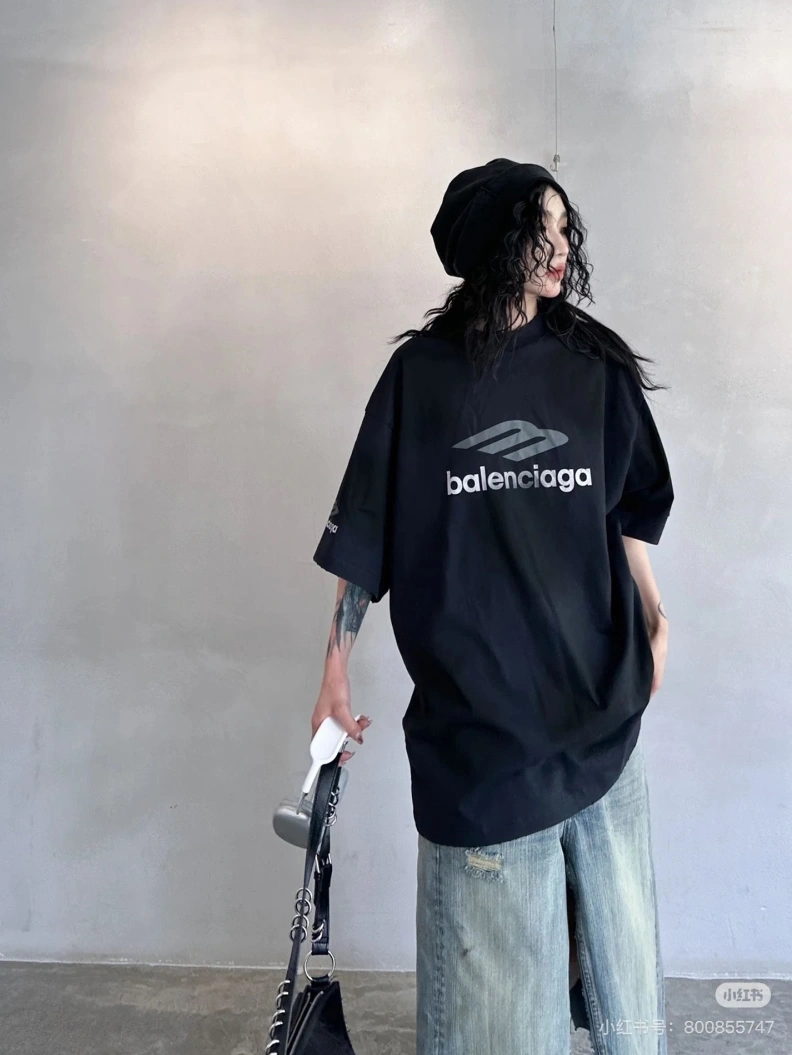 Bxlxnciaga T-Shirts Durable 91507