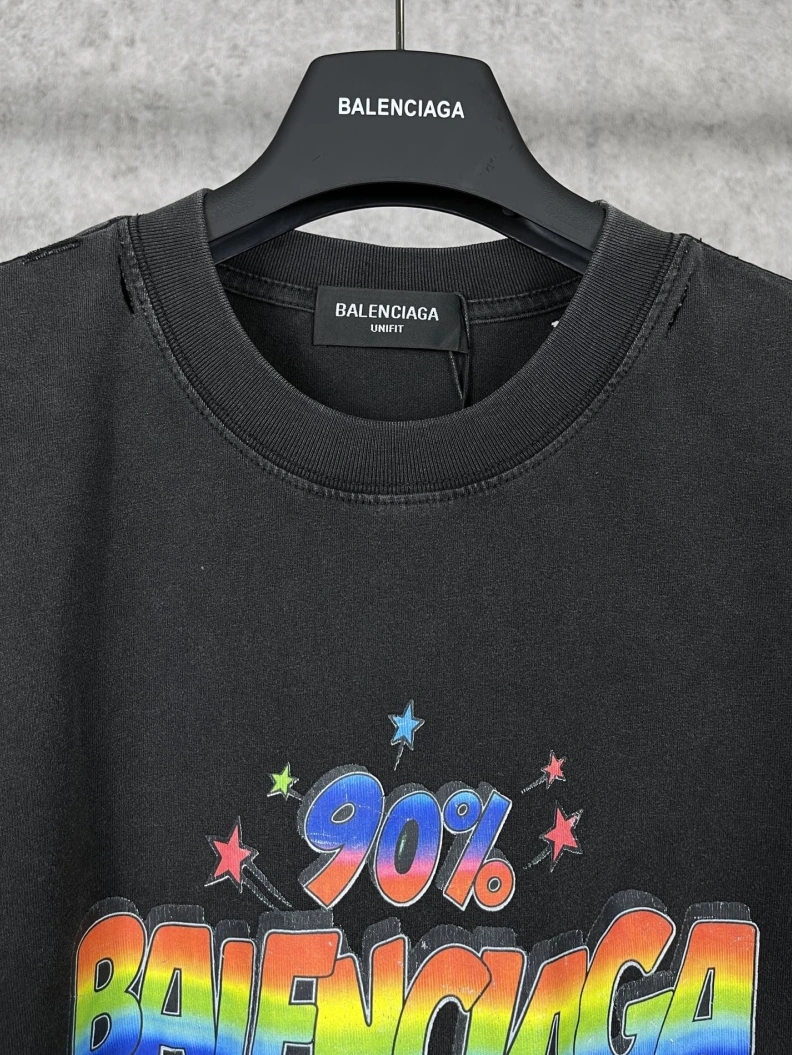 Vibrant Bxlxnciaga T-Shirts 90477
