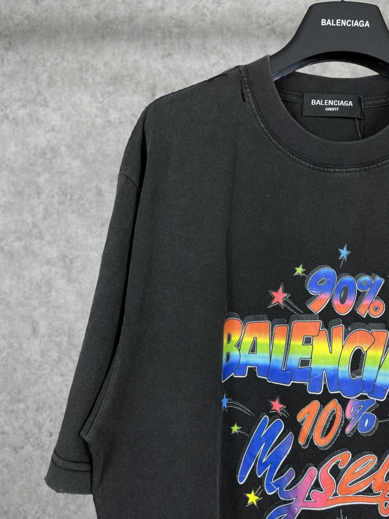 Vibrant Bxlxnciaga T-Shirts 90477