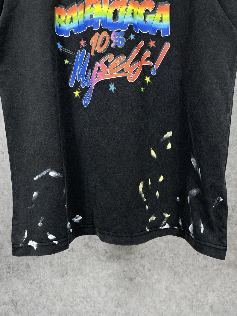 Vibrant Bxlxnciaga T-Shirts 90477