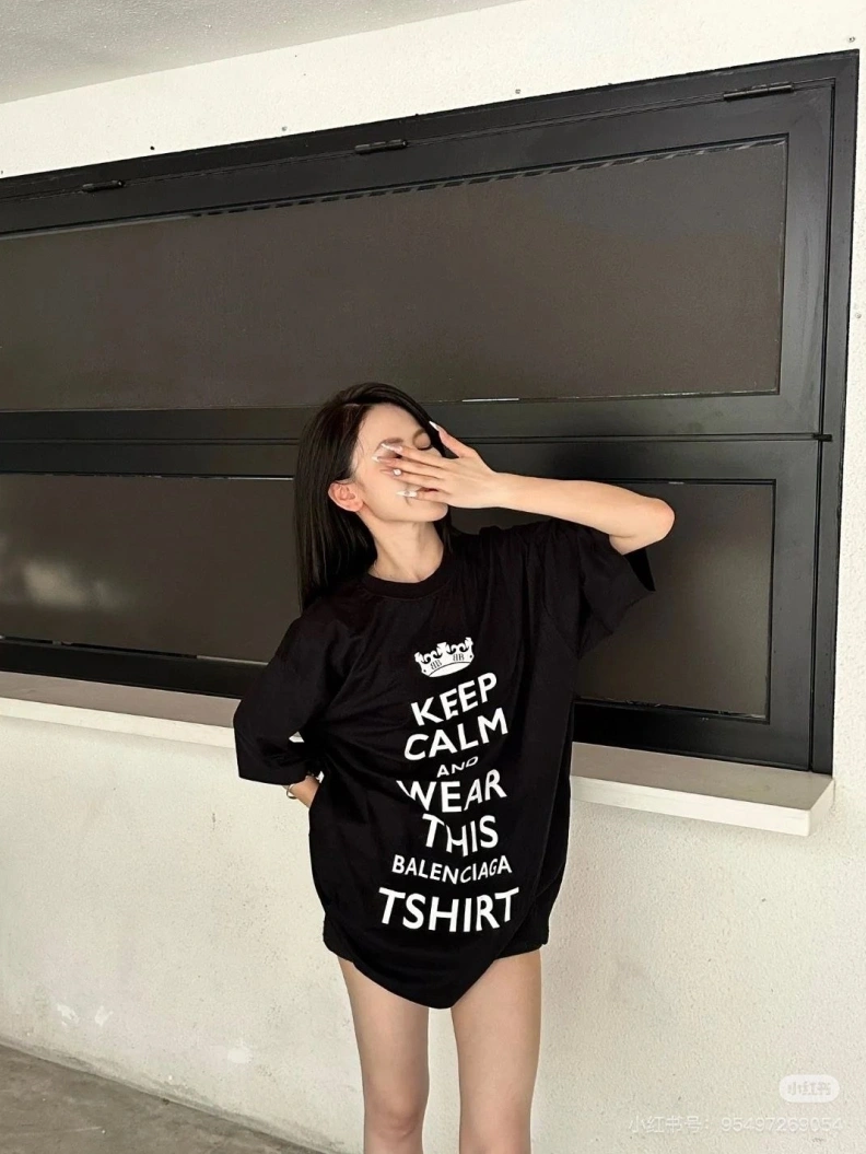 Bxlxnciaga T-Shirts Refined 91496