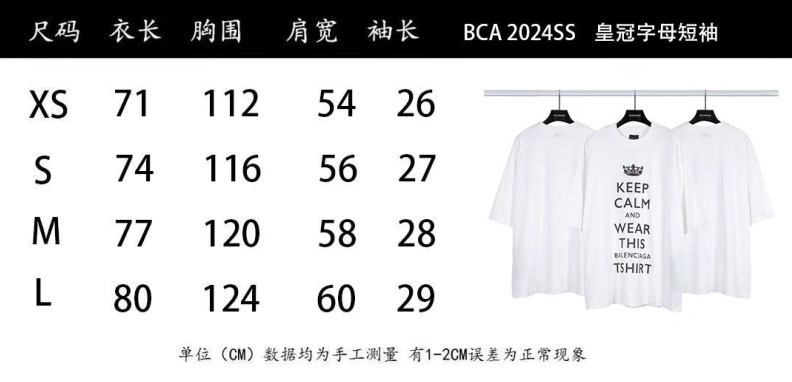 Bxlxnciaga T-Shirts Trendy 91499
