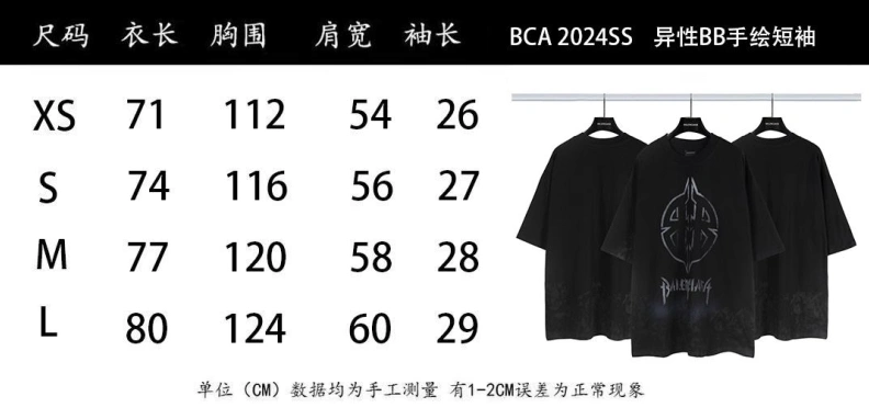 Versatile Bxlxnciaga T-Shirts 91494