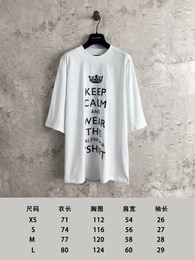 NewStyle Bxlxnciaga T-Shirts 91034