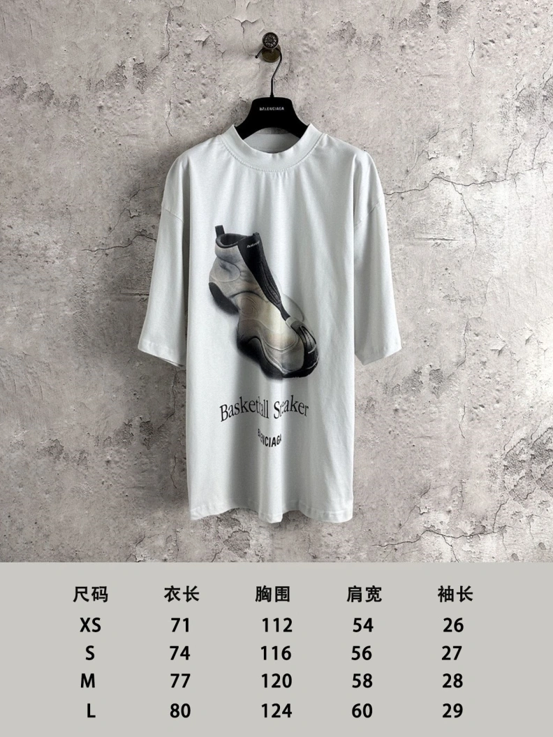 WellDesigned Bxlxnciaga T-Shirts 91066