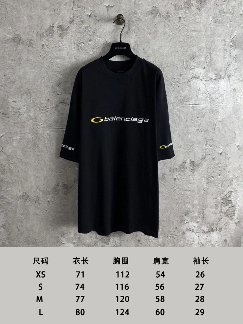 Bxlxnciaga T-Shirts Durable 91016