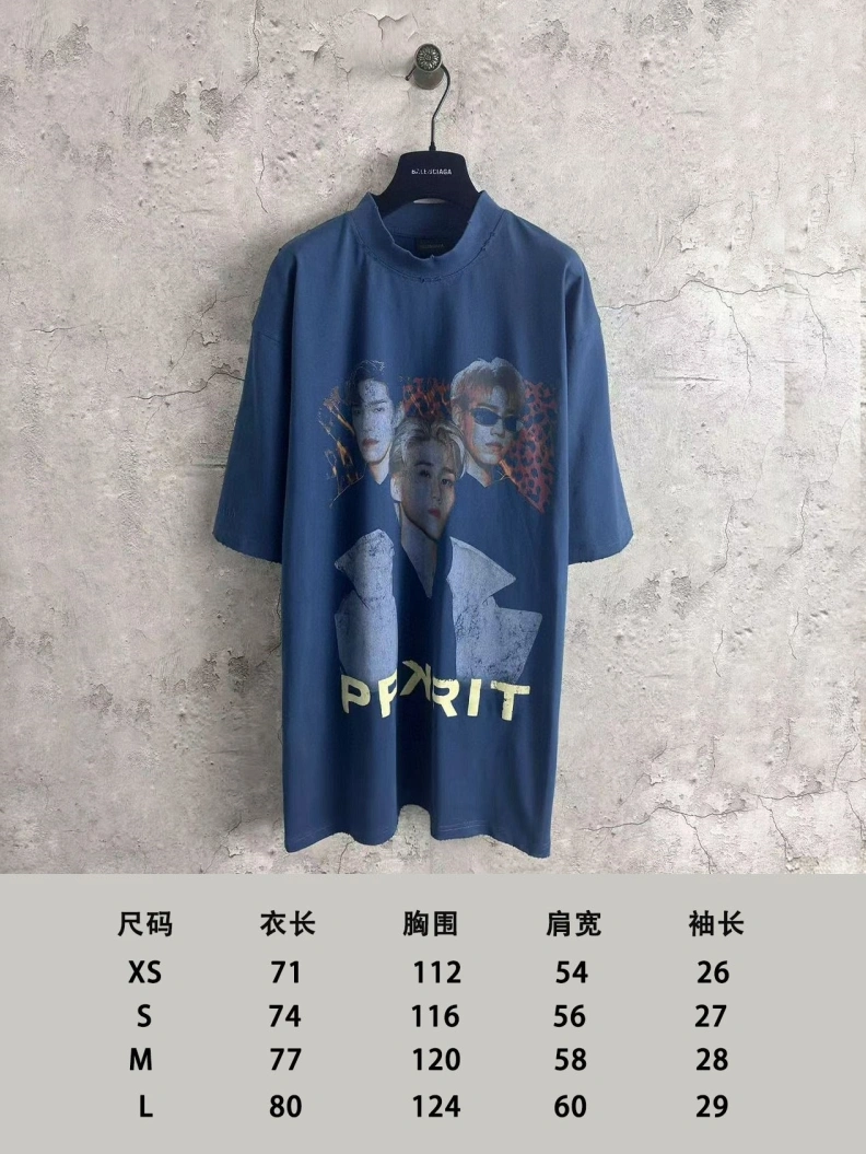 Bxlxnciaga T-Shirts ModernLook 91044