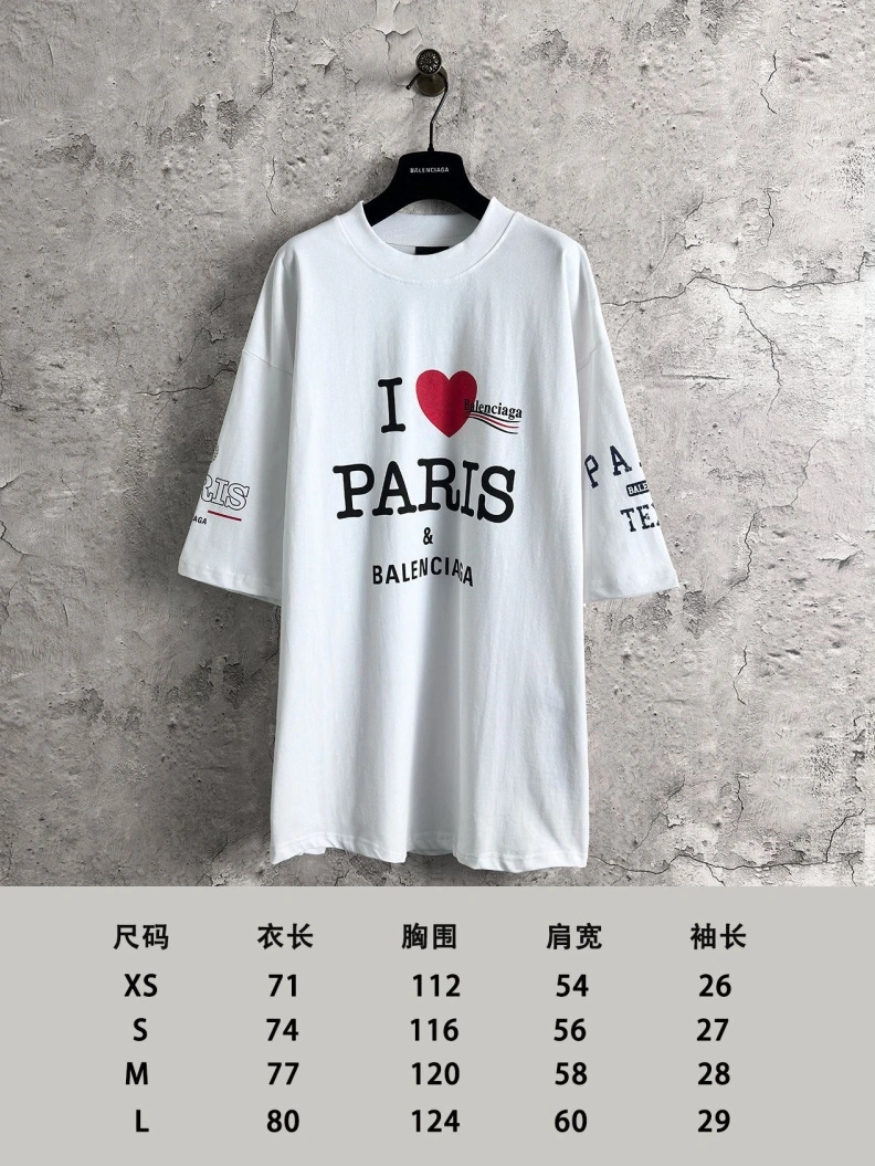 Bxlxnciaga T-Shirts Elegant 91002