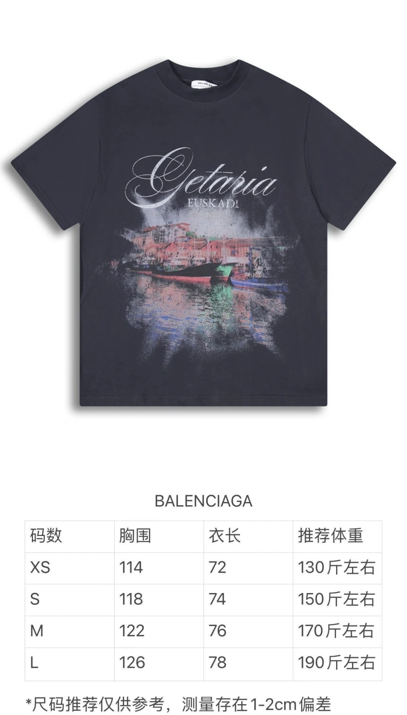 Timeless Bxlxnciaga T-Shirts 90448