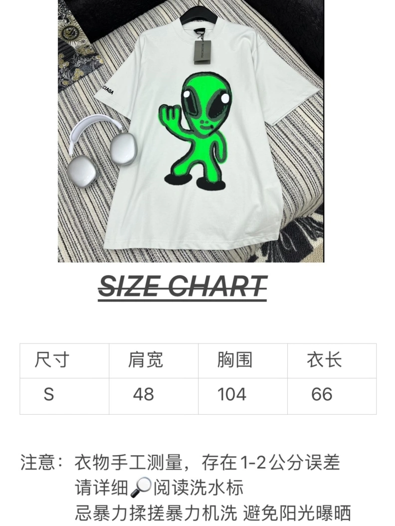 Stylish Bxlxnciaga T-Shirts 90104