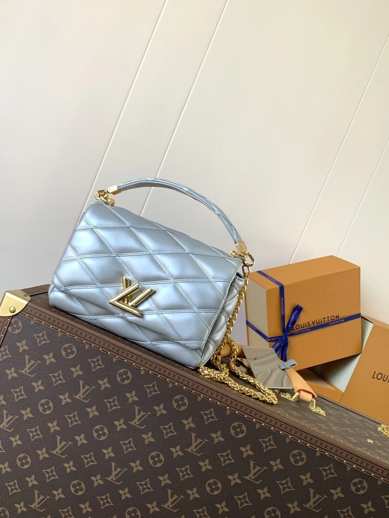 LX Twist Denim Bags Stylish 12472