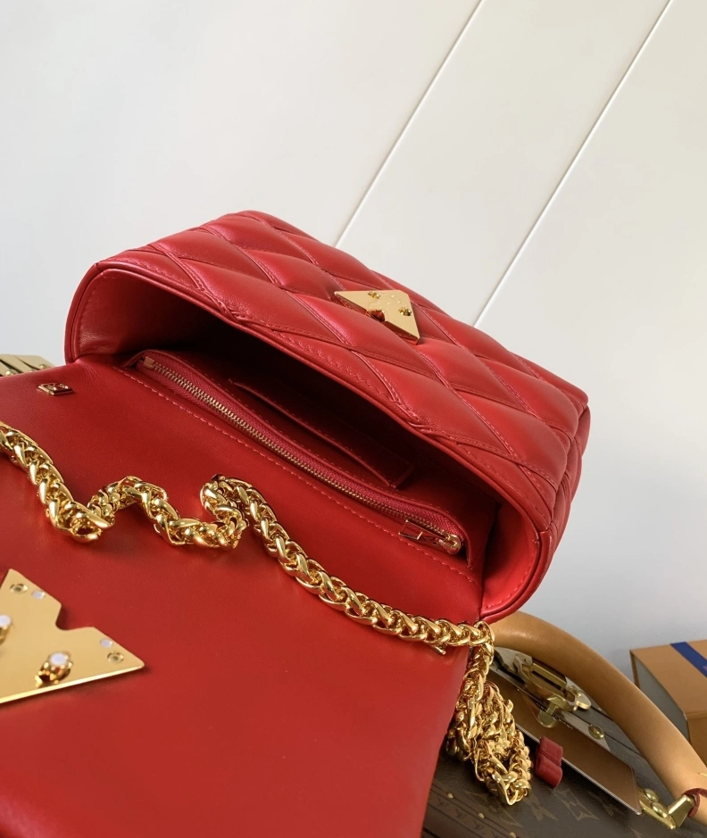 Elegant LX Twist Denim Bags 6776