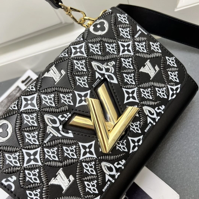 Elegant LX Twist Denim Bags 23545