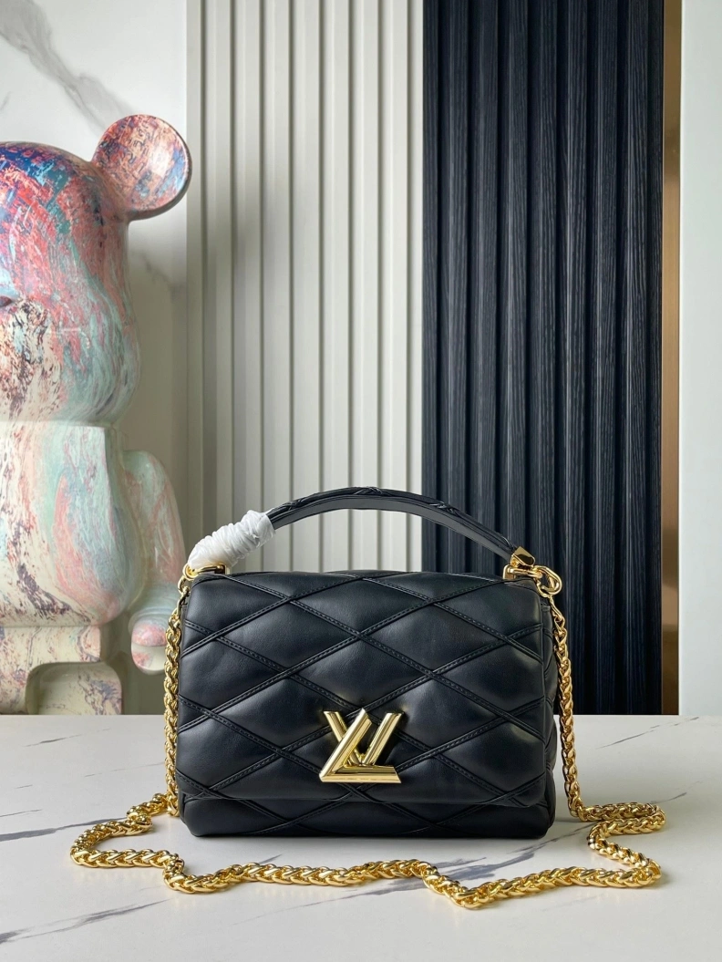 Affordable LX Twist Denim Bags 8096