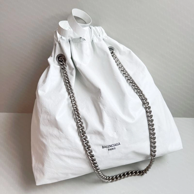 Elegant Bxlxnciaga Crush Tote Bags 85852