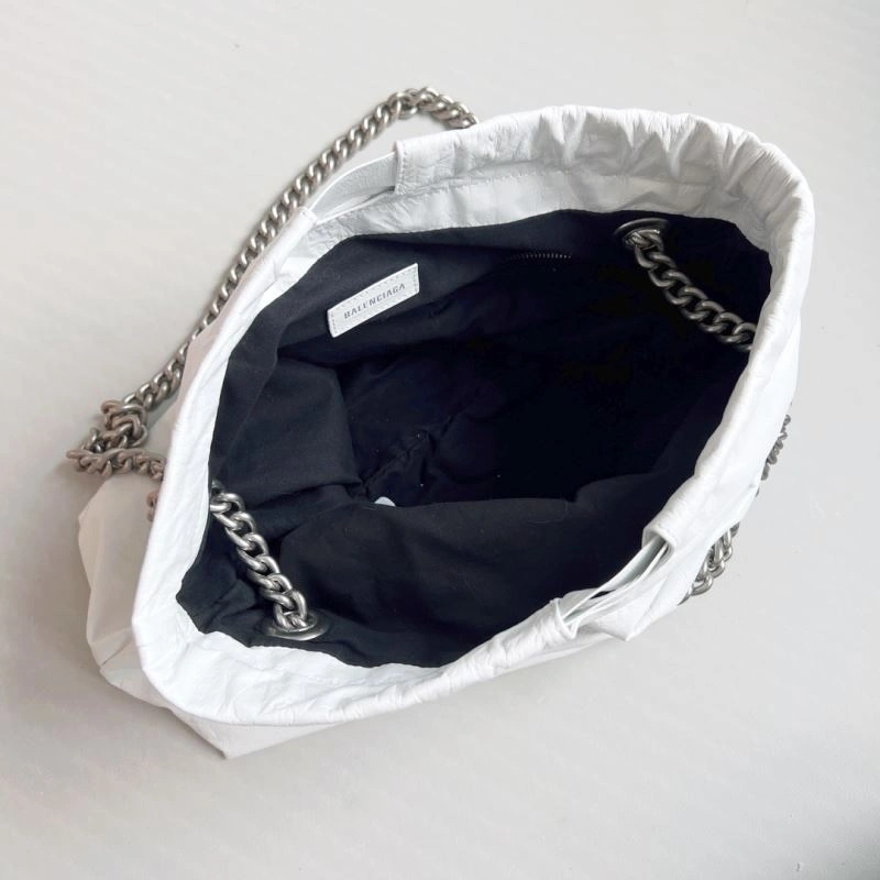 Elegant Bxlxnciaga Crush Tote Bags 85852