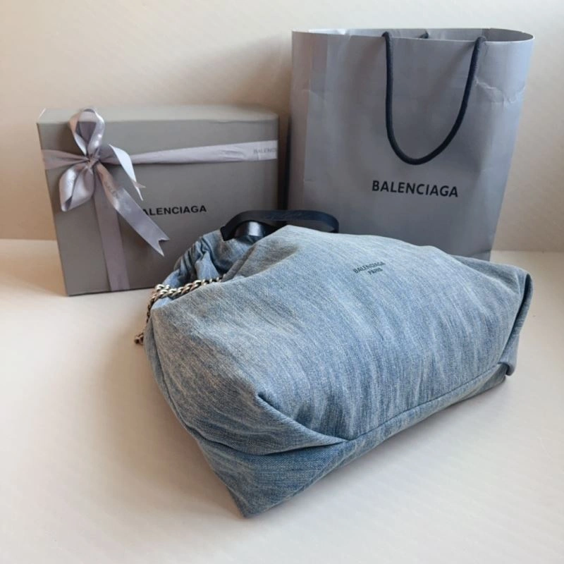 Timeless Bxlxnciaga Crush Tote Bags 85835