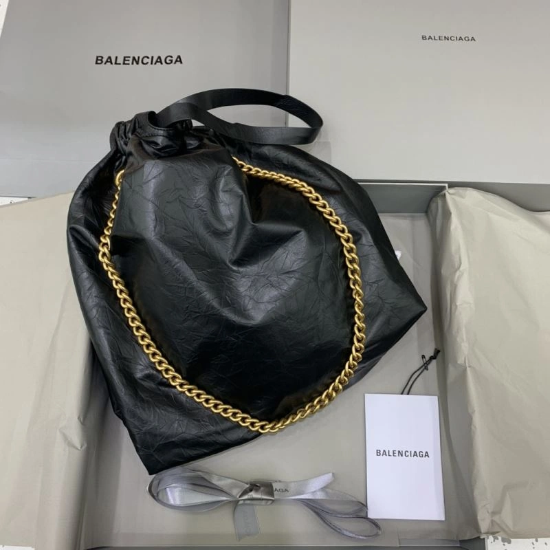 Comfortable Bxlxnciaga Crush Tote Bags 85839