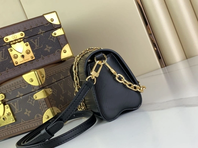 Elegant LX Twist Denim Bags 5156
