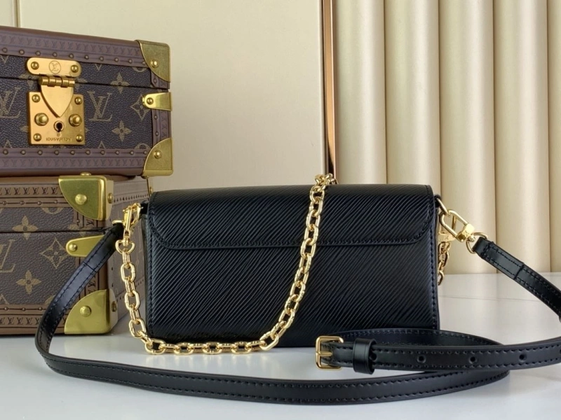 Elegant LX Twist Denim Bags 5156