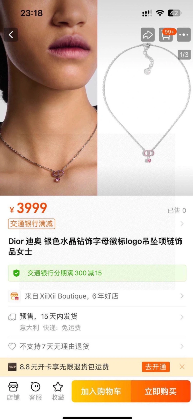 Christian Dxxr Necklaces Popular 294415
