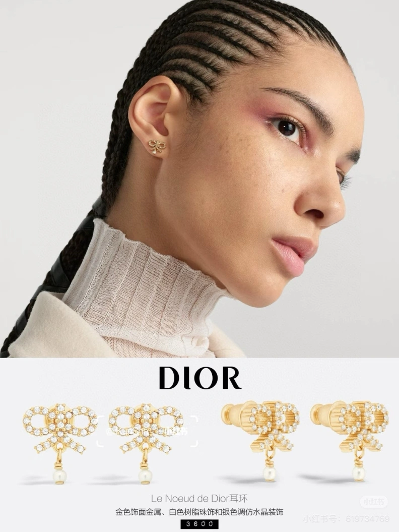 Christian Dxxr Earrings EyeCatching 293945