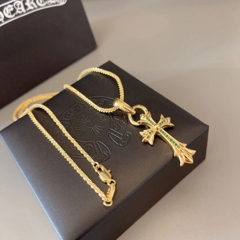 Trendy Chrxmx Hxxrts Necklaces 296159