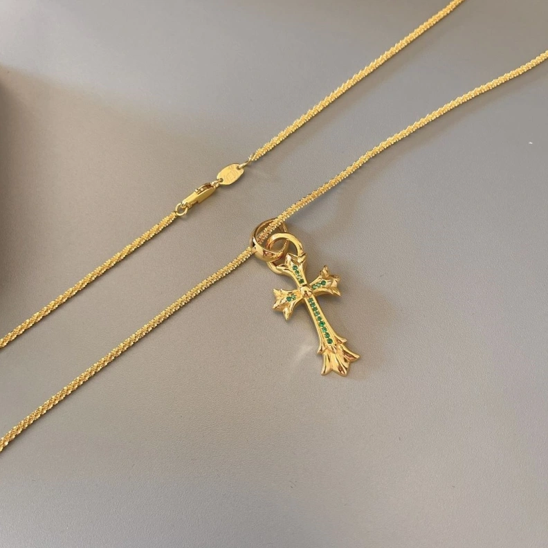 Trendy Chrxmx Hxxrts Necklaces 296159