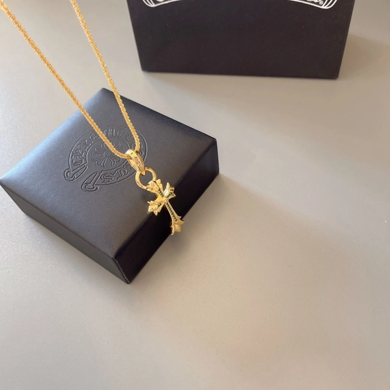 Trendy Chrxmx Hxxrts Necklaces 296159