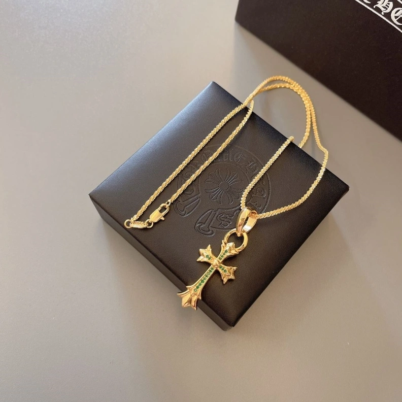 Trendy Chrxmx Hxxrts Necklaces 296159