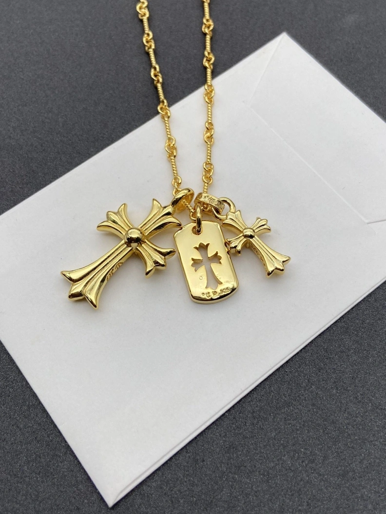 Trendy Chrxmx Hxxrts Necklaces 296067